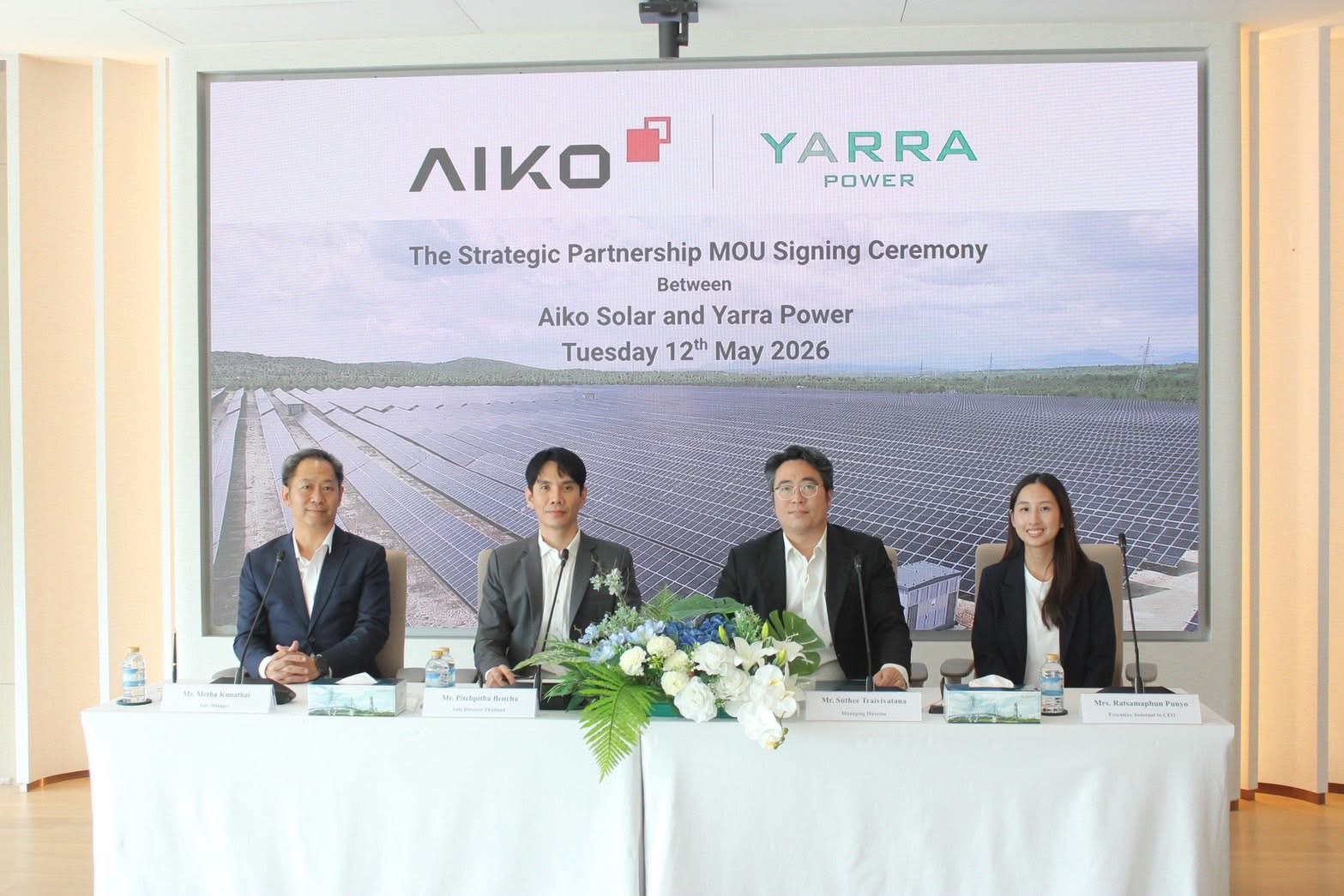 AIKO Solar and Yarra Power